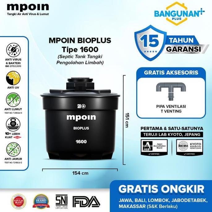 Septic Tank Tangki Pengolahan Limbah Mpoin Bioplus