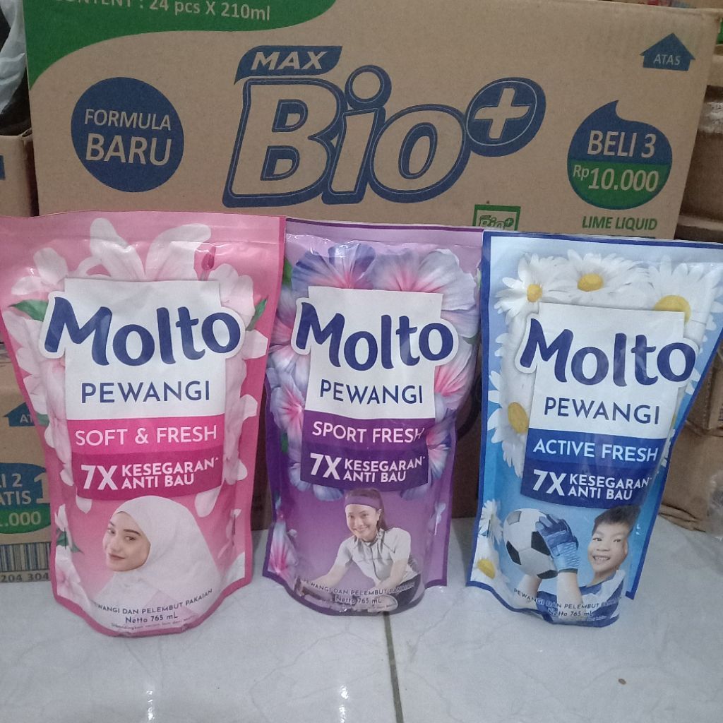 MOLTO PEWANGI KONSENTRAT 780ML/765ML | PEWANGI MOLTO 780ML/765ML  | MOLTO PEWANGI 780ML/765ML