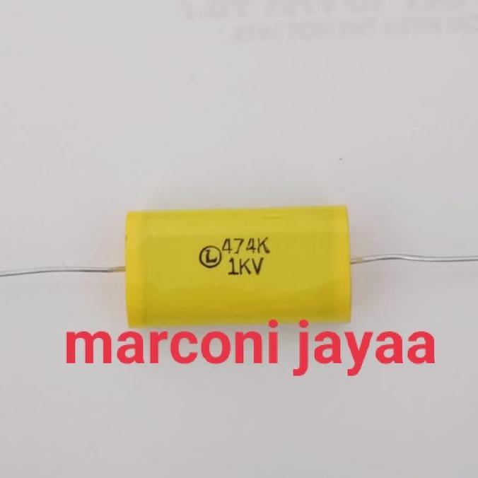 KAPASITOR AXIAL 474K 1KV/ 0,47UF 1000VDC FOR SALE