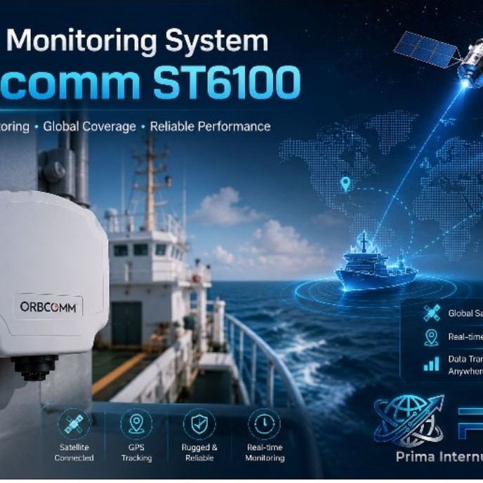 Orbcomm ST6100 GPS Tracking Satelit Kapal Laut | VMS Tracking Kapal Laut