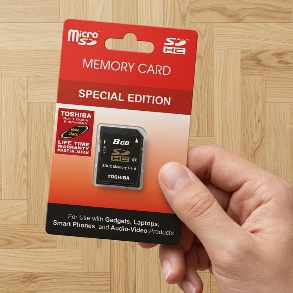 Kartu Memori Toshiba 8GB SDHC Special Edition Original - Memory Card SDHC 8 GB