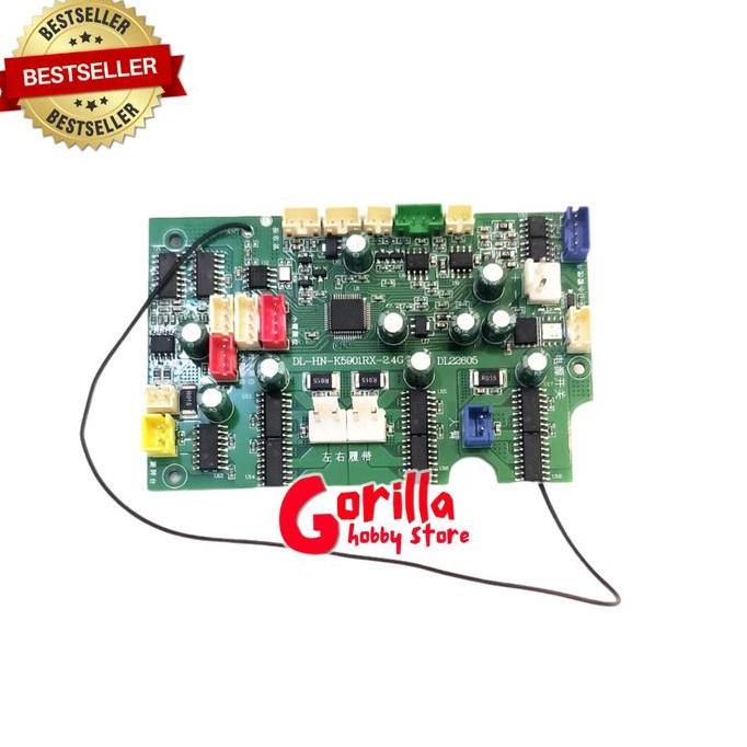 SUKU CADANG PAPAN ELEKTRONIK KABOLITE K5901 RC EXCAVATOR RECEIVER BOARD K5901 GHS79