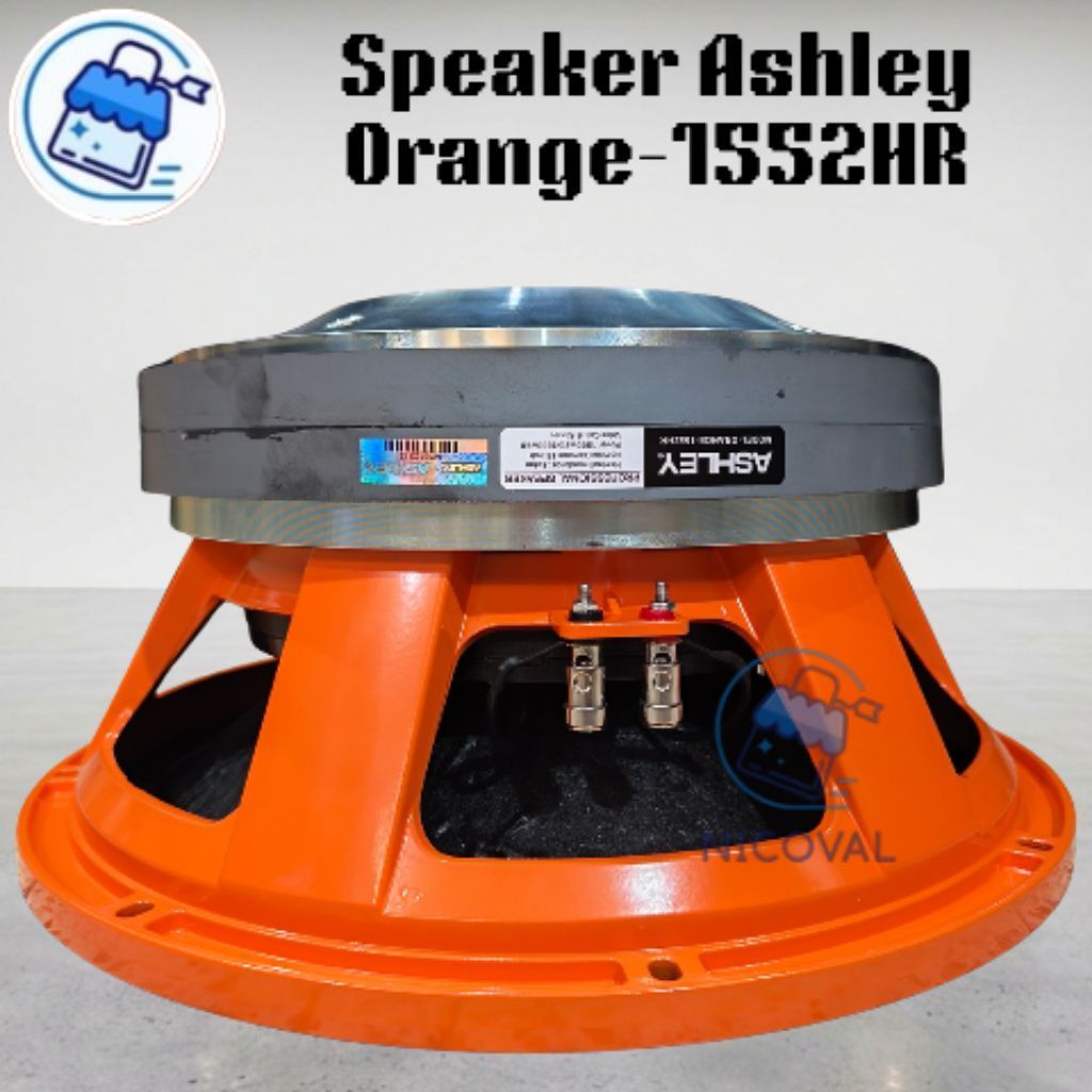 Speaker Ashley Orange - 1552HR Original Ashley 15 Inch Double Magnet Voice Coil 5.5 Inch