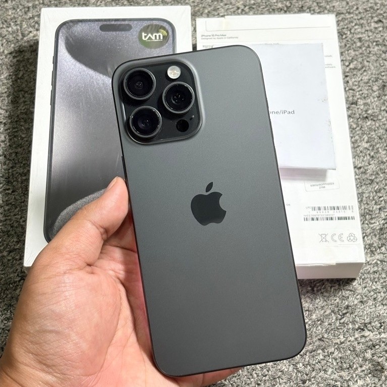 iphone 15 pro max 256gb ibox second fullset original
