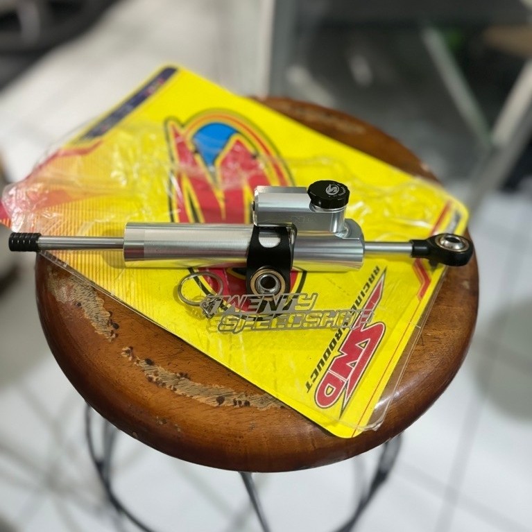 STEERING DAMPER / STABILIZER SND RACING 250MM - SILVER