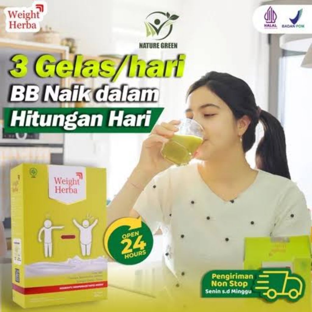 Weight Herba Susu Penambah Nafsu Makan Original - 1 Box