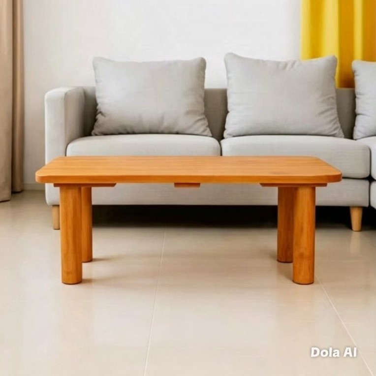 Meja lesehan meja kopi meja lesehan persegi panjang meja kaki bulat