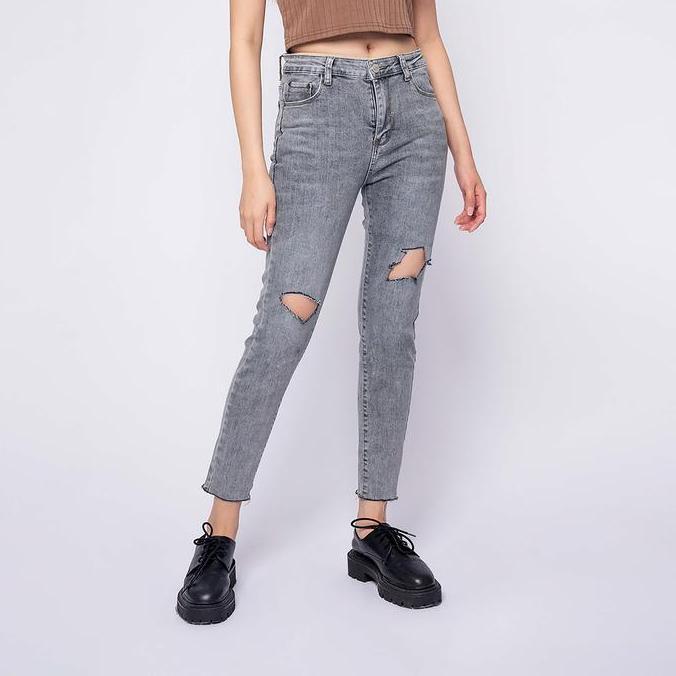 DV194 - Jeans 63156 - SKINNY RIPPED JEANS