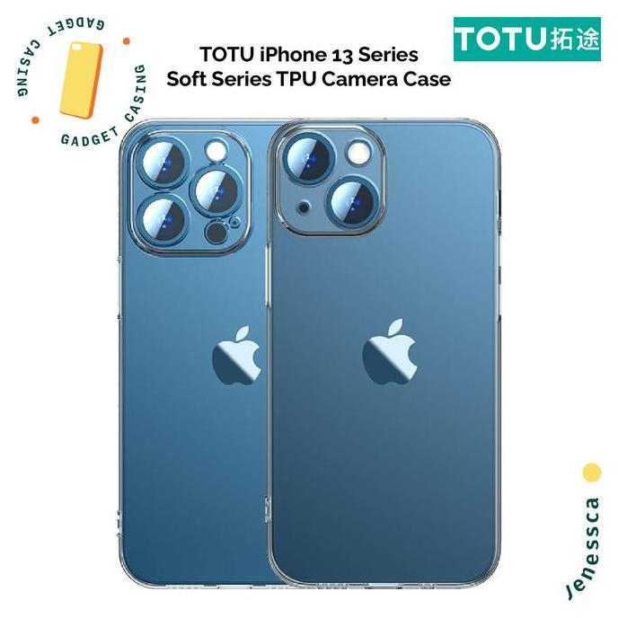 Gadgetglow_ Totu Iphone 13/13 Mini/13 Pro/13 Pro Max Case Slim Tipis Casing Bening