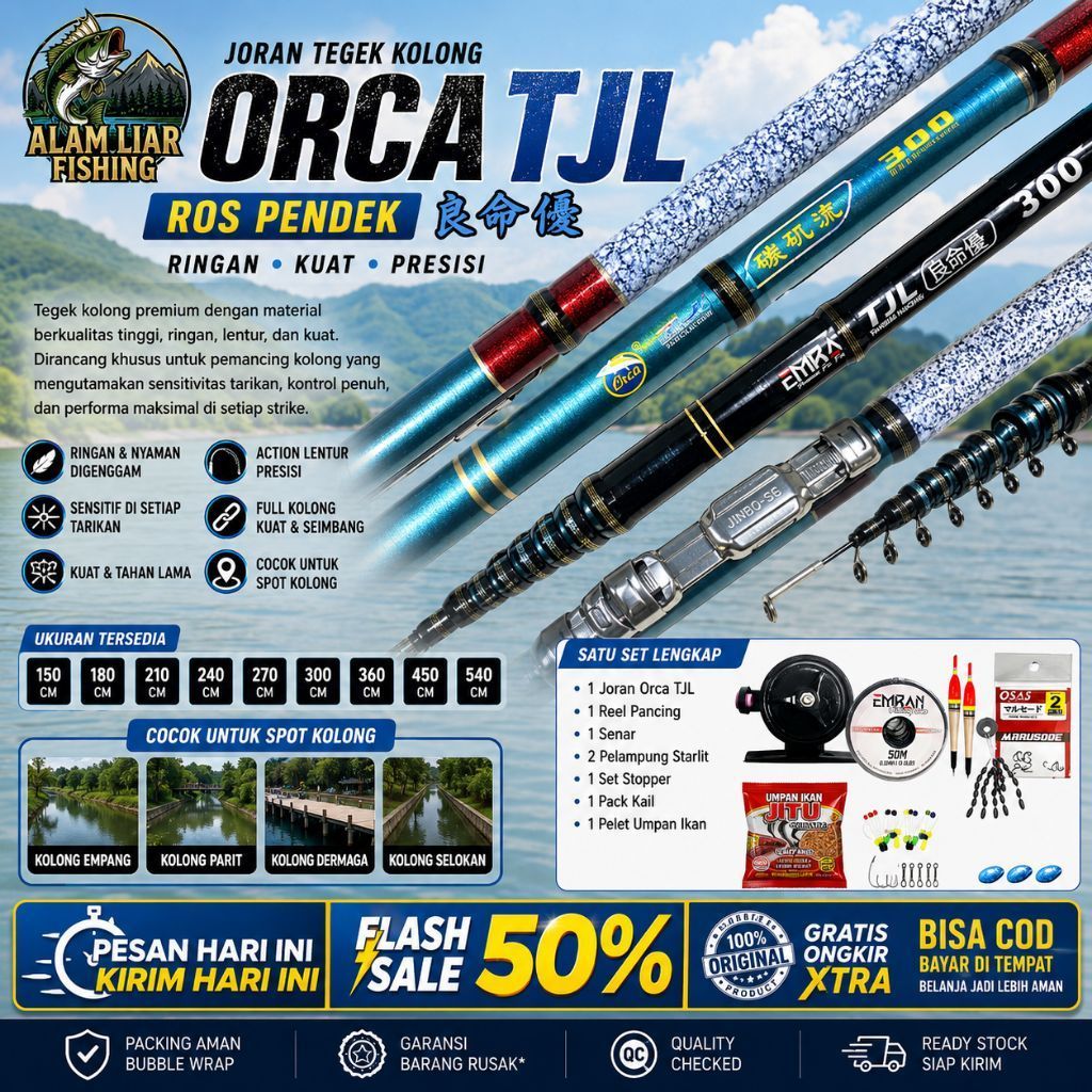 ORCA EMRAN TJL TEGEK KOLONG ROS PENDEK