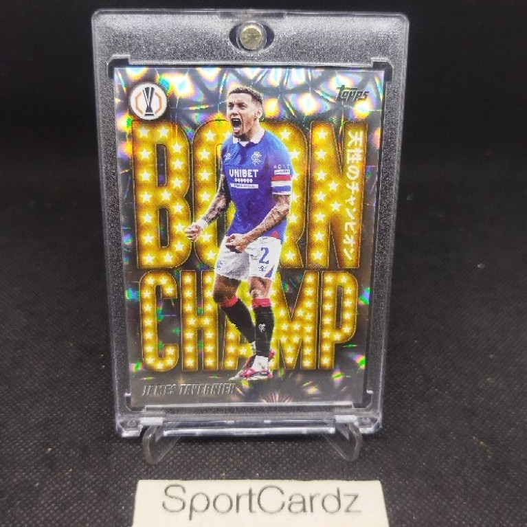 Kartu Bola 2026 Topps Soccer UCL Born Champ James Tavernier Rangers FC #BCJ-15 (Dpt top loader)