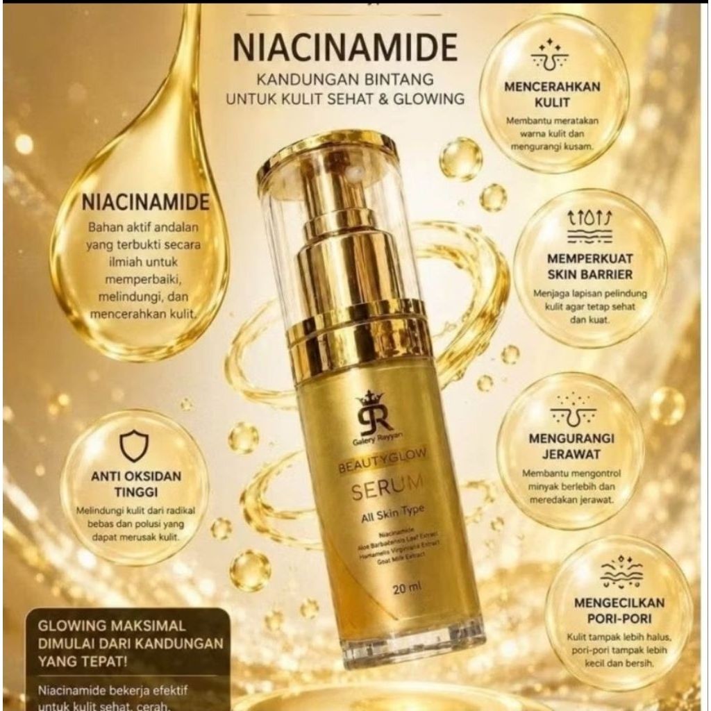 Serum 9R (atau 9R Serum Wajah Glow Galery Rayyan) Orginal