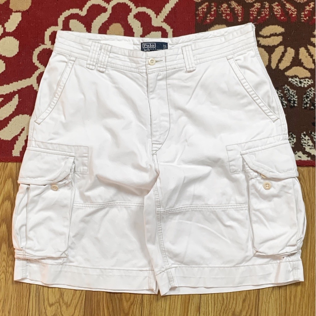 VINTAGE POLO RL CARGO SHORTPANTS SIZE 35 | POLO RL TACTICAL CARGO SHORTPANTS | SHORTPANTS CARGO TACT