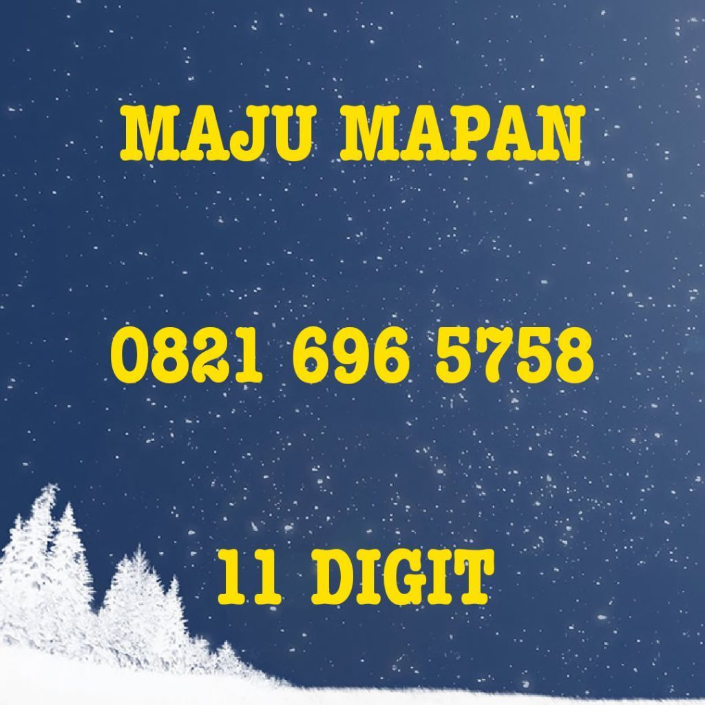 NO CANTIK TELKOMSEL 11 ANGKA SERI MAJU MAPAN 5758