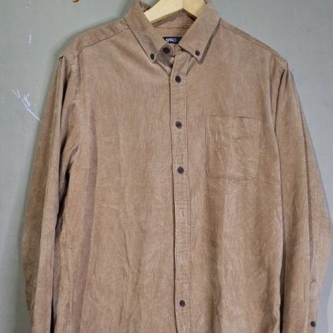 Kemeja Atasan Cordu Corduroy Oversize Jumbo Big Size Spao new tag dan pernah pakai