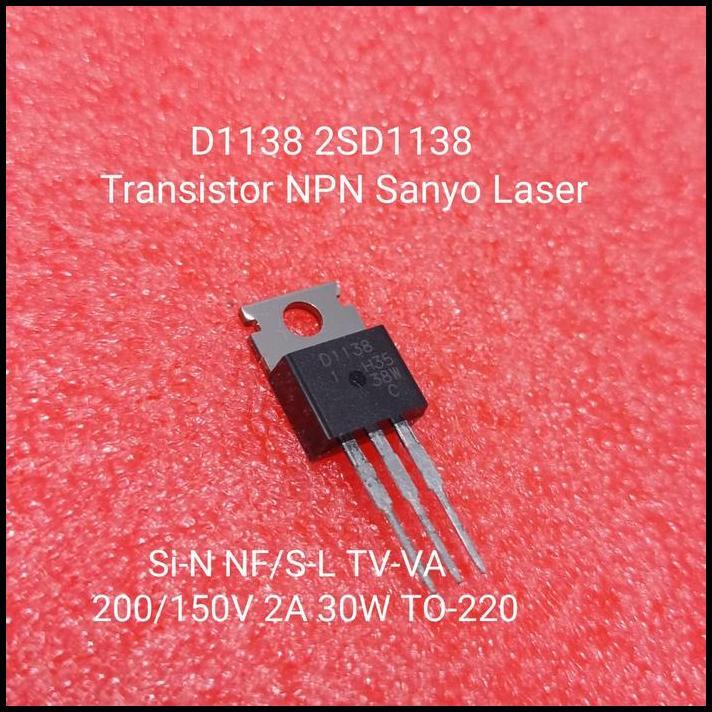 TERBARU D1138 2SD1138 TRANSISTOR NPN SANYO TO-220 
