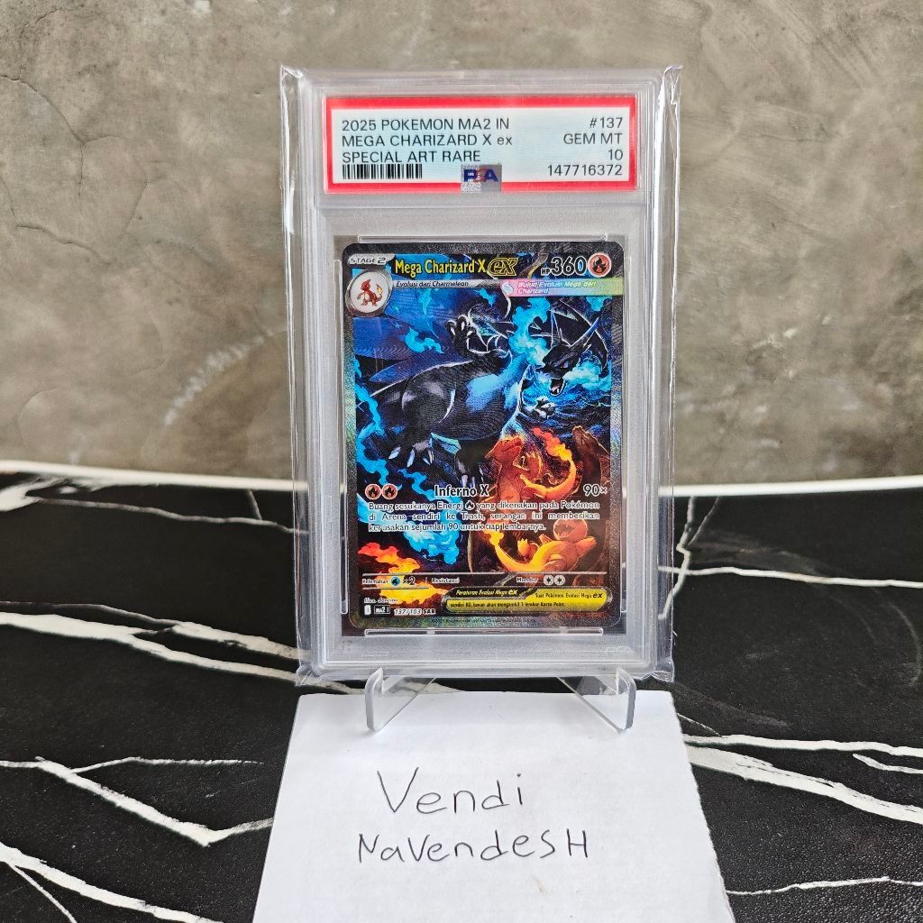 Charizard X ex / charizard SAR PSA 10. indo