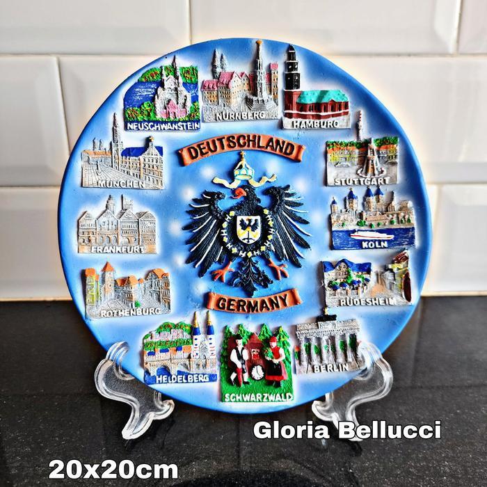 NEW - souvenir piring jerman berlin dinding negara germany berlin koln