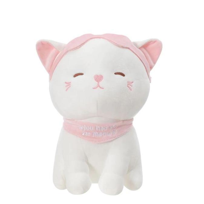 Boneka Kucing Lucu/boneka Kucing LOVE/Boneka Kucing Kacamata/Boneka Lucu Kucing Boneka