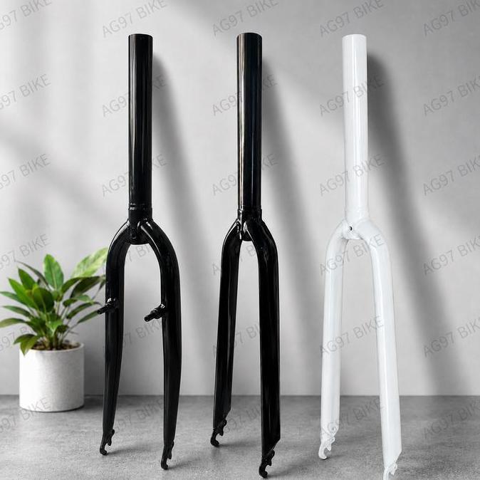 Fork Fixie 700C Mtb Oversize Os Roadbike 26 Garpu 28.6 Model Gepeng