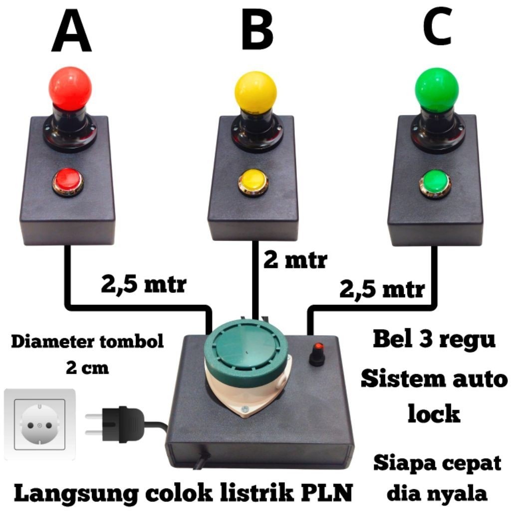 Bel cerdas cermat 3 regu bel cerdas cermat 3 grup bel cerdas cermat 3 tim sistem auto lock