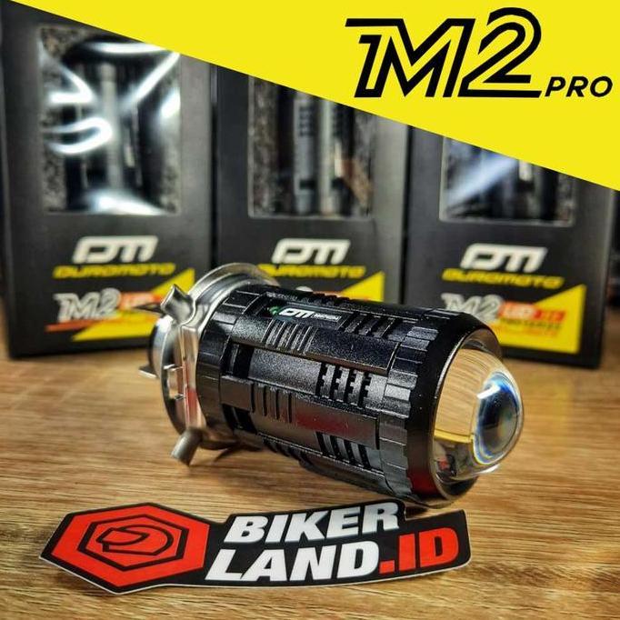 '' DUROMOTO M2 PRO M2PRO LAMPU H4 HS1 LED PROJECTOR *