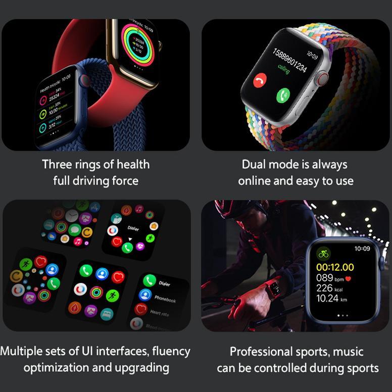 New Garansi 2026 Original Casio Smartwatch 9 Pro Max S 1.99 "Hd Full Touch Screen Bluetooth Call Wat