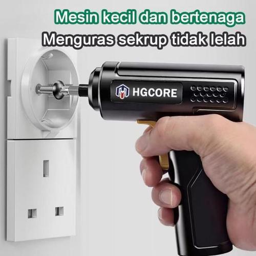 Cordless Screwdriver 4.2 V Mesin Bor Cordless Mini 50pcs Set Screwdriver Obeng Baterai Bor Cordless 
