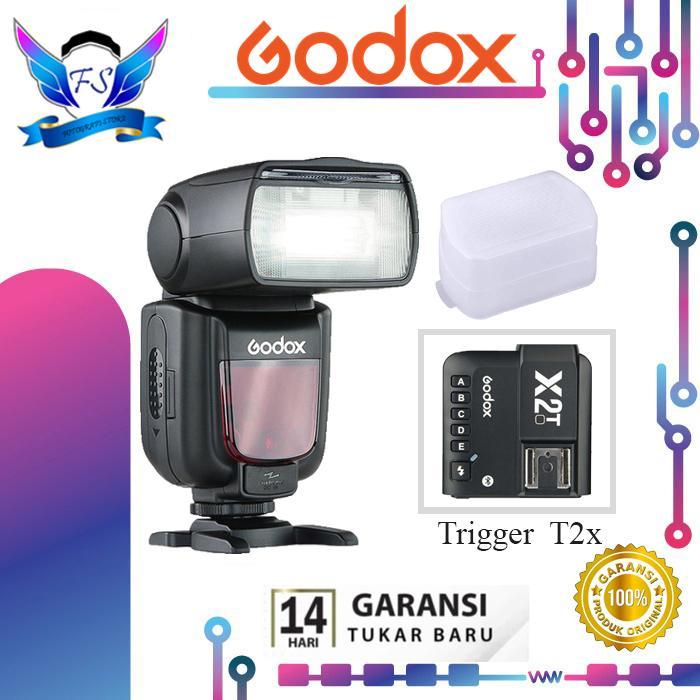 Paket Godox TT600 TT 600 Universal + Trigger Godox X2T For Canon