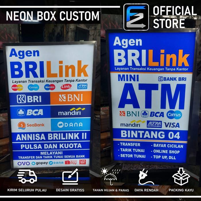 NEON BOX TERMURAH UKURAN 60X40 Akrilik CUSTOM