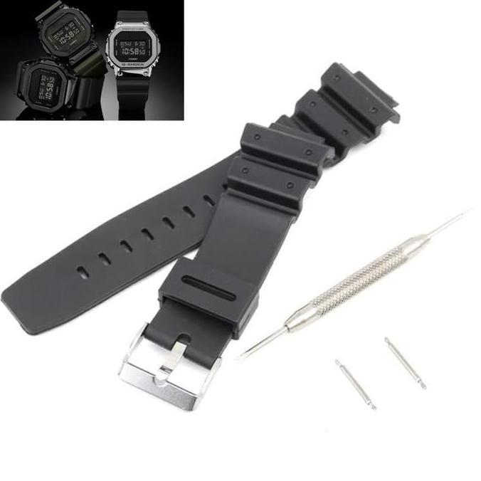 Tali Jam Casio Gshock DW5600 GLX5600 Rubber Strap Jam Tangan DW 5600