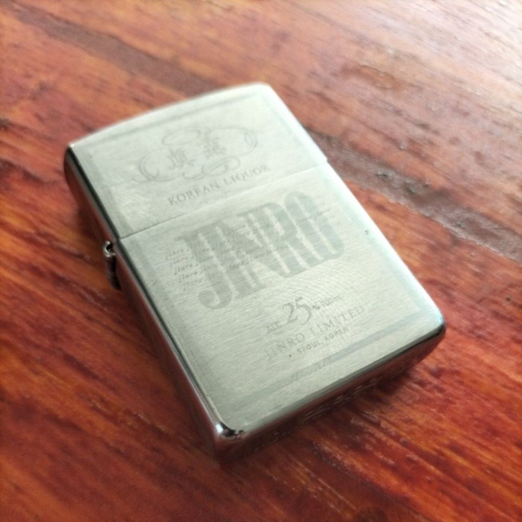 Zippo jinro Korean liquor