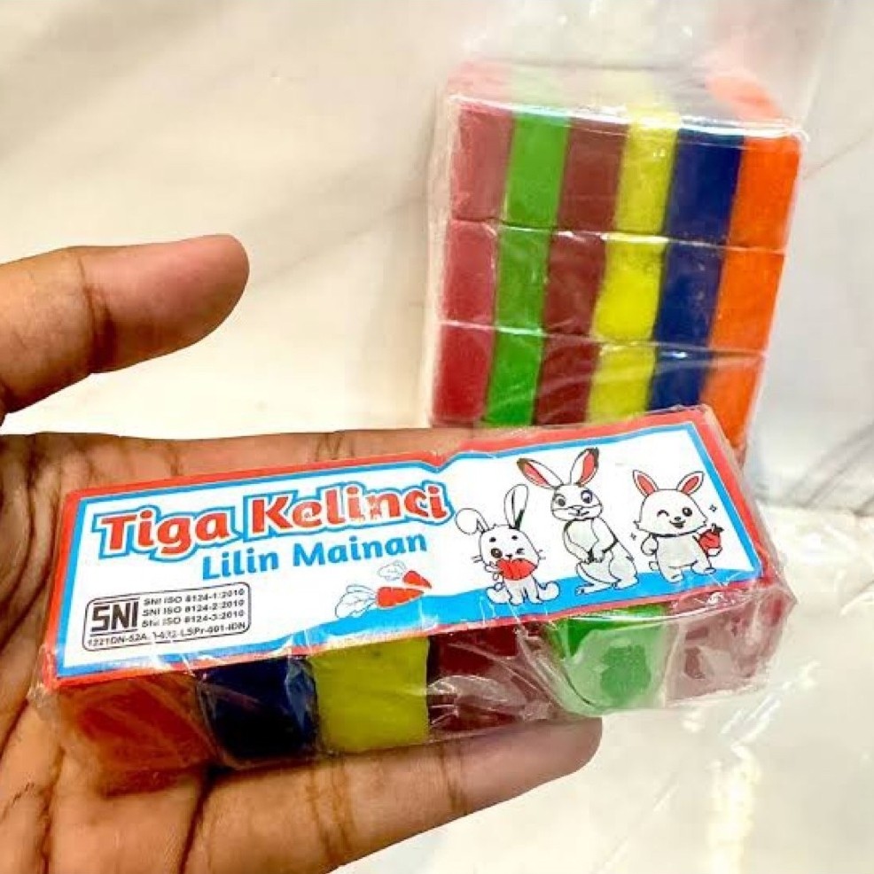 Malam Mainan Anak / Plastisin / Malam Kelinci / Lilin Mainan Anak (72pcs)