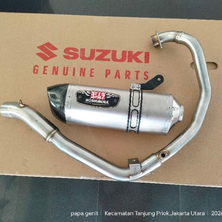 knalpot yoshimura original untuk suzuki vistrom 250