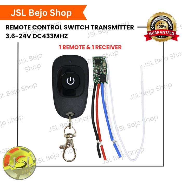 Remote Control Switch Transmitter 3.624V DC 433Mhz - 1 MODUL 1R