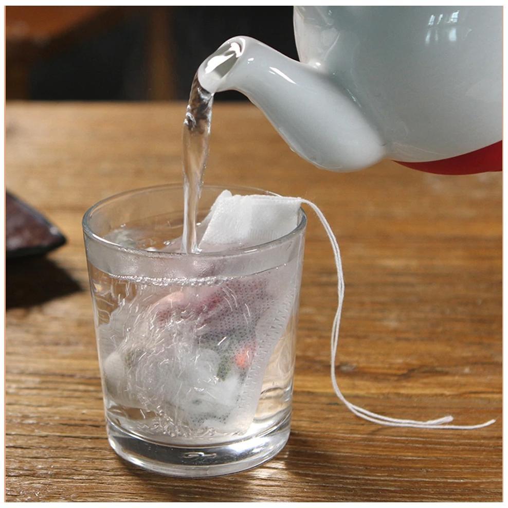 Kantong Teh 100 PCS Celup Kosong Teabag Food Grade Kantung Teh Celup Kosong