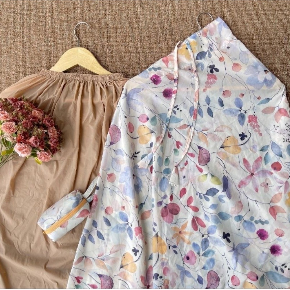 mukena bahan parasut korea premium