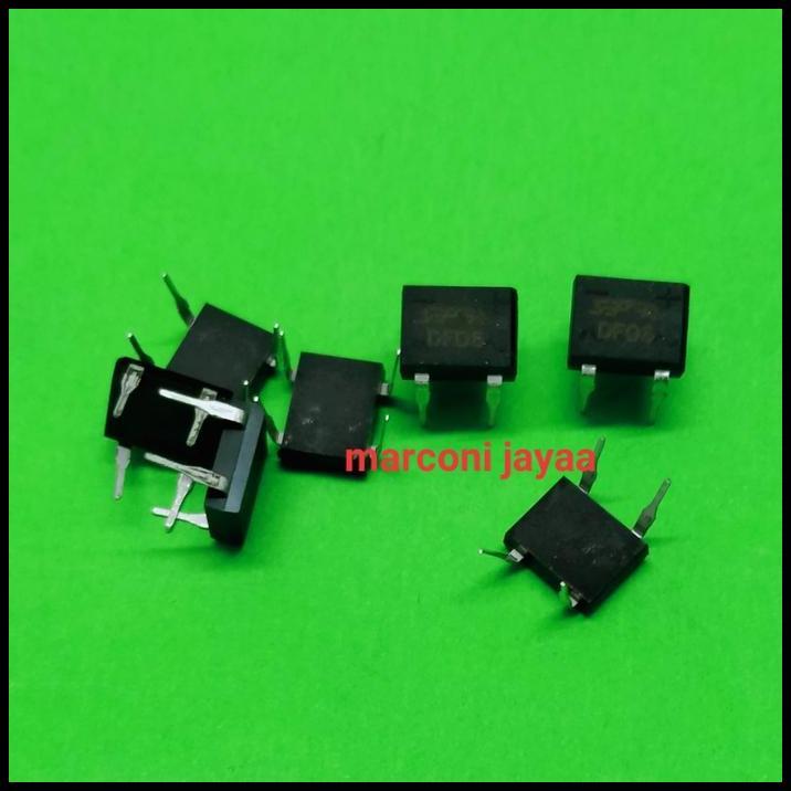 TERBARU DF06 DIODA BRIDGE 1A 600VOLT 