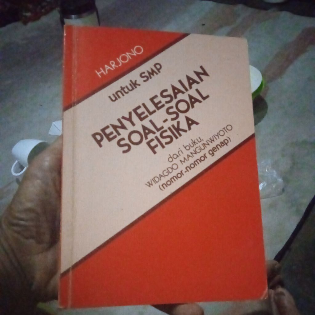 buku Penyelesaian Soal - soal Fisika untuk SMP, buku original jadul