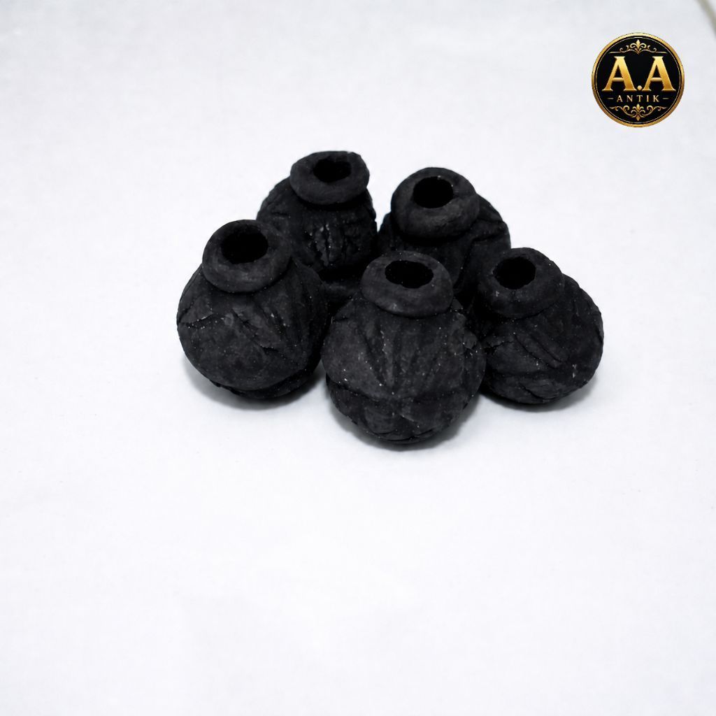 Batu hitam gentong mini wadah MD klenting buli buli