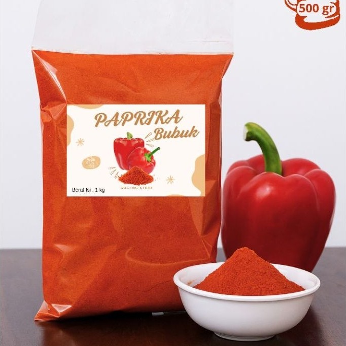 Paprika Bubuk Berkualitas Murni Tanpa Campuran 500 gr