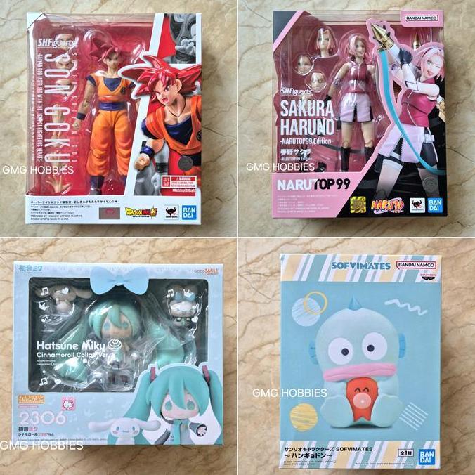 SHF 66123 Son Goku Super Saiyan God Virtue - SHF 66165 Sakura Haruno NARUTOP99 - 17763 Nendoroid 230