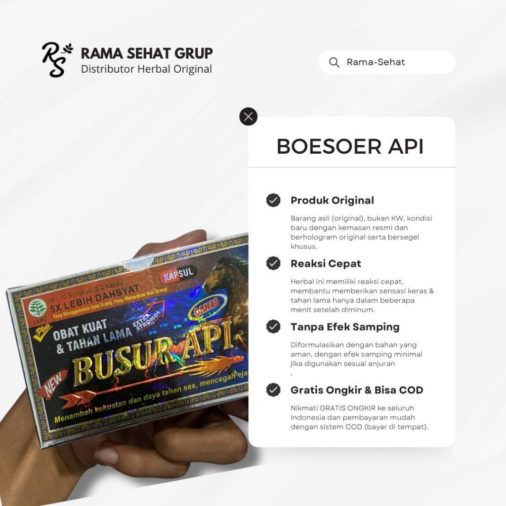capsulBusur Api Original 100% Privasi Aman