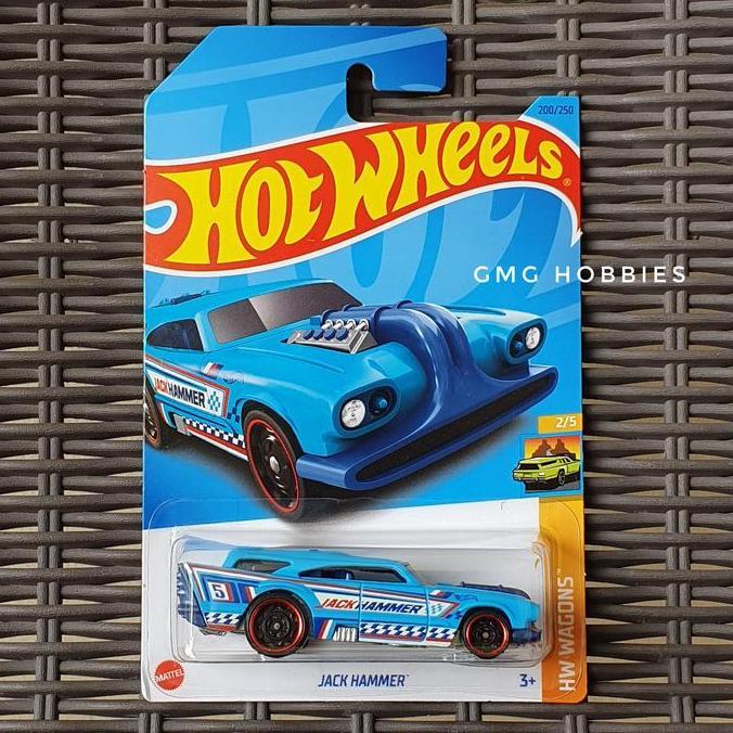 L23 Jack Hammer HW Wagons Hotwheels Hot Wheels Diecast Mobil