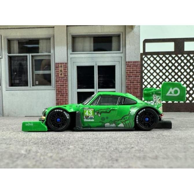 Fine Works 1/64 S65 AMG W222 Fineworks - Top 1/64 Porsche 911 SVRSR Hoonipigasus Green - H06B Poster