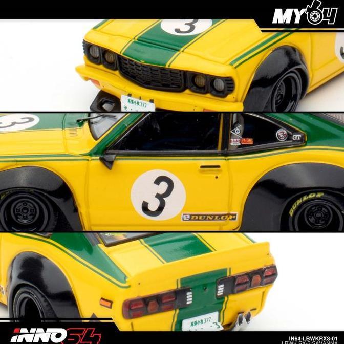 IN64-LBWKRX3-01 Inno64 LBWK Mazda RX3 Savana #3 - IN64-R35NSE-STGR Inno64 GTR R35 Nismo SPecial Edit