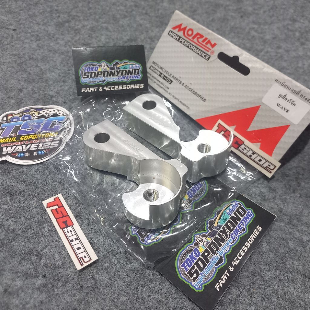 +¥¤£ {TERMURAH}| RAISER PEMUNDUR SHOCK BELAKANG ALMU MODEL SILVER PANJANG 5CM BY MORIN FOR ALL WAVE 