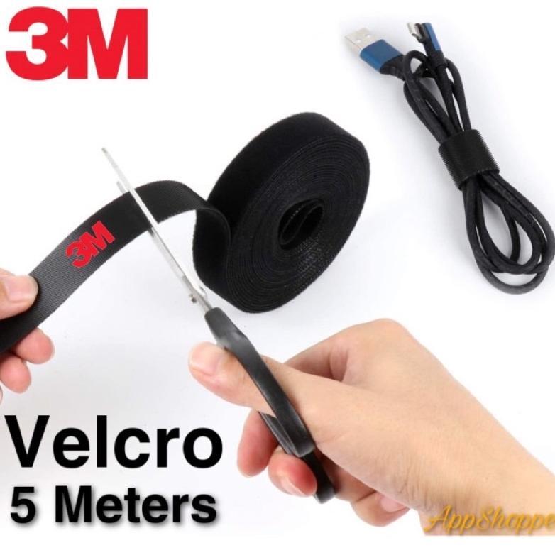 3M VELCRO CABLE TIE ORGANIZER Pengikat Kabel PEREKAT KUAT Factory Stok