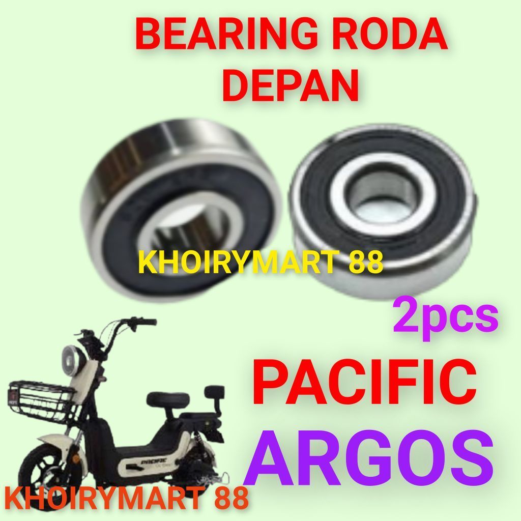 bearing roda depan pacific argos  laker klahar roda depan sepeda listrik pacific argos