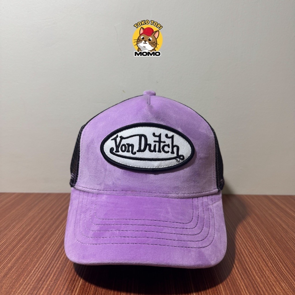 Trucker Hat Von Dutch USA Velvet Soft Purple